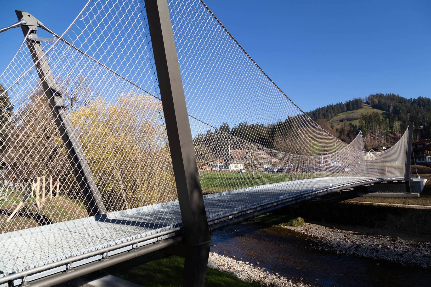 Brücke Stahl Gitterroste Webnet Jakob AG Bern Thun Spiez Interlaken